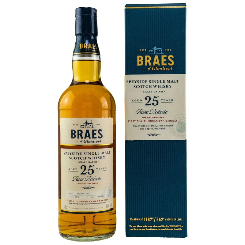 Braes of Glenlivet (Braeval) | 25 Jahre | Rare Release | 48%
