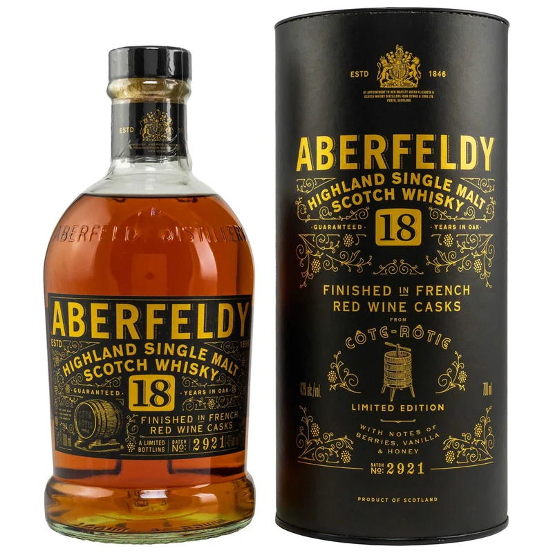 Aberfeldy | 18 Jahre | Cote Rotie Wine Cask | 43%