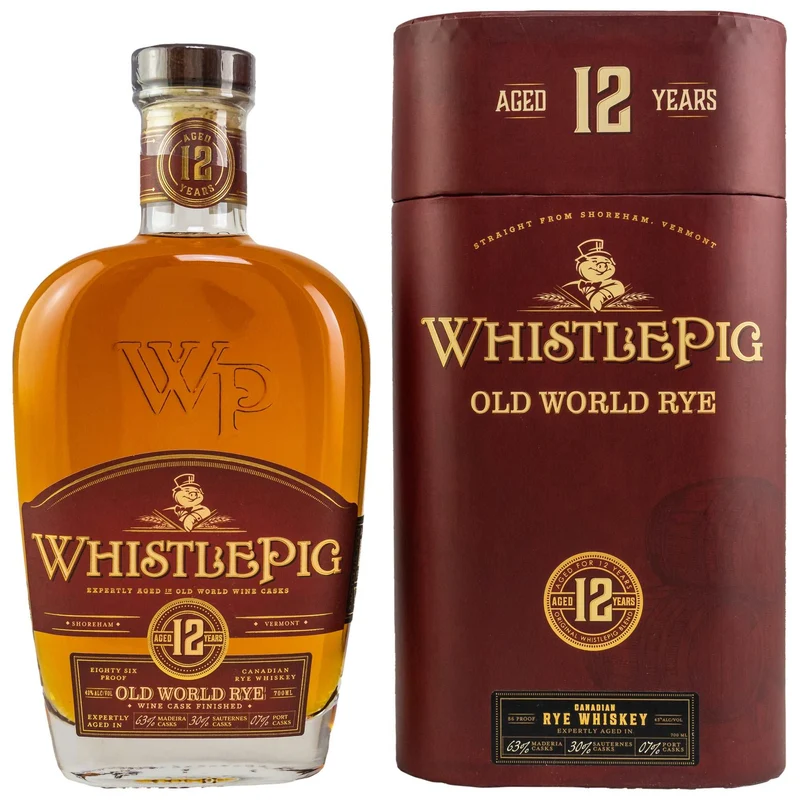 WhistlePig | 12 Jahre | Old World Rye | Canadian Rye Whiskey | 43%