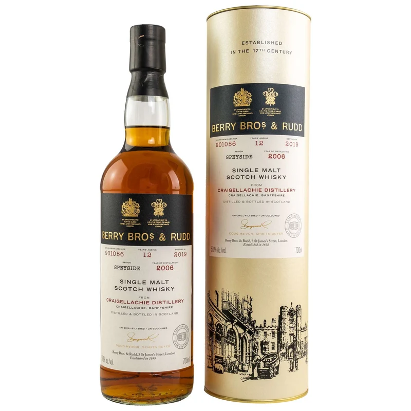Craigellachie | 12 Jahre | 2006-2019 | #901056/7 | Berry Bros. & Rudd | 57%