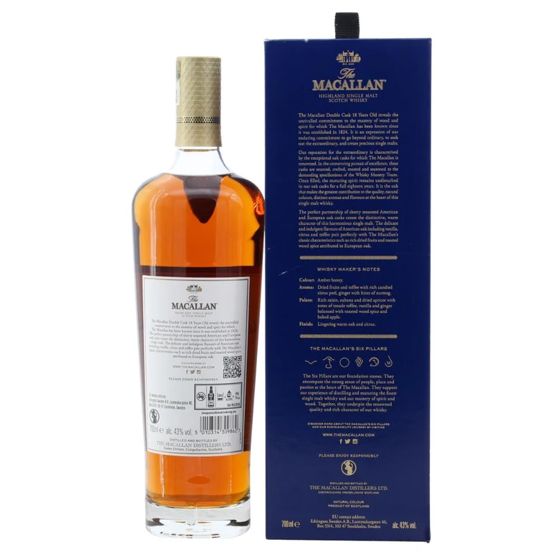 Macallan 18 Jahre Double Cask 2023 Release 43% 0,7l