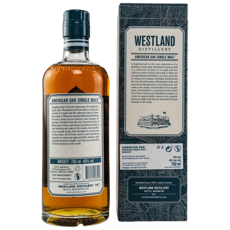 Westland American Oak Whiskey | 46%