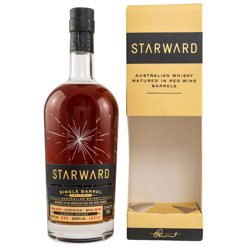 Starward | 4 Jahre | 2017/2021 | Single Barrel #10312 | Australian Whisky | 55,5%