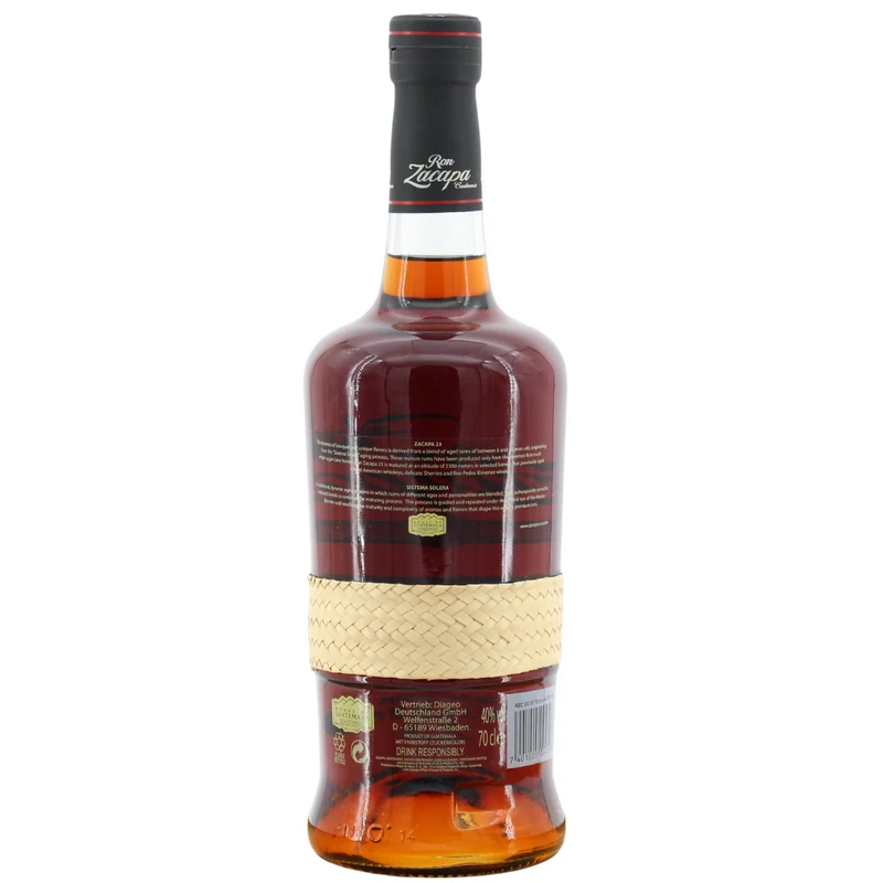 Zacapa Sistema 23 Solera Gran Reserva Guatemala Rum (alte Version) 40% 0,7l