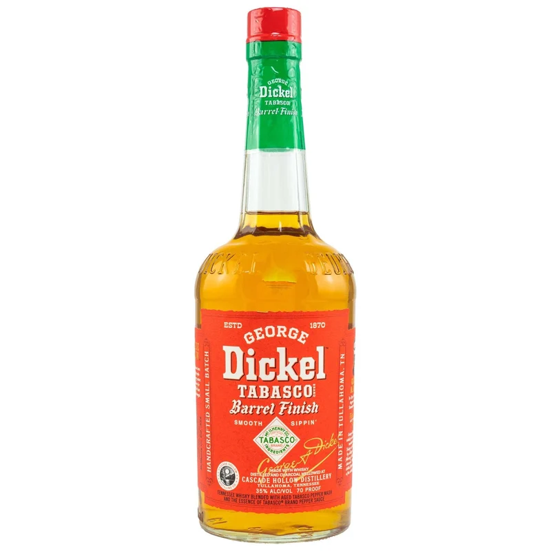 George Dickel | Tabasco Barrel Finish | Tennessee Whiskey | 0,75l | 35%