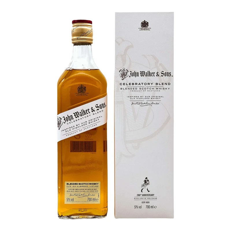 John Walker and Sons | Celebratory Blend | 200th Anniversary | Blended Scotch Whisky | 51%
