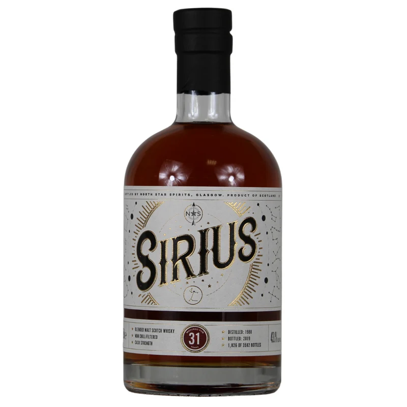 Sirius 31 Jahre Blended Malt Scotch Whisky North Star Spirits 43,1% 0,7l