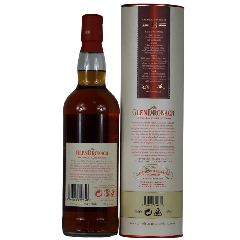 Glendronach 18 Jahre Marsala Finish 46% 0,7l