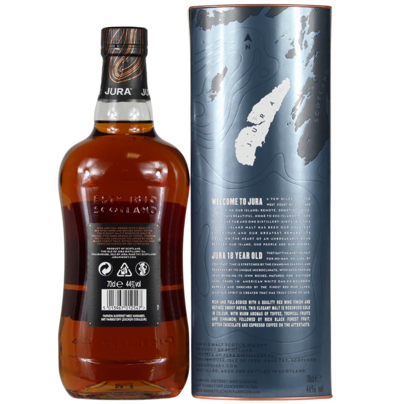Jura 18 Jahre (Bottled 2018) 44% 0,7l