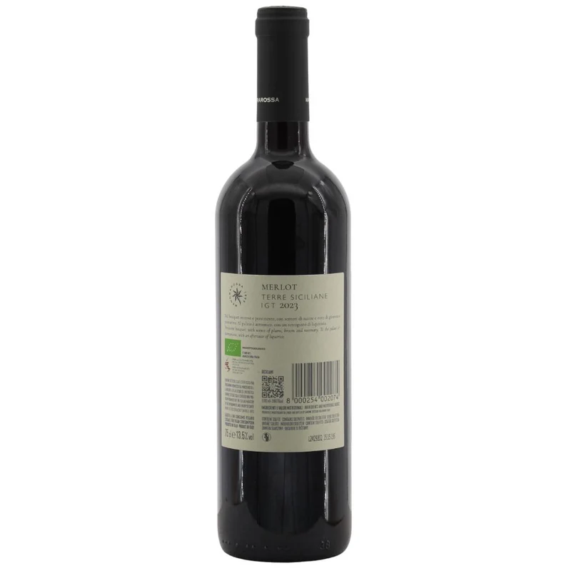Merlot Terre Siciliane IGT Vendemmia 2023 Mandrarossa 13,5% 0,75l