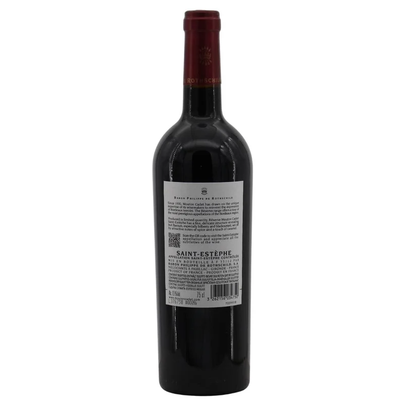 Mouton Cadet Saint-Estèphe Reserve 2019 13% 0,75l