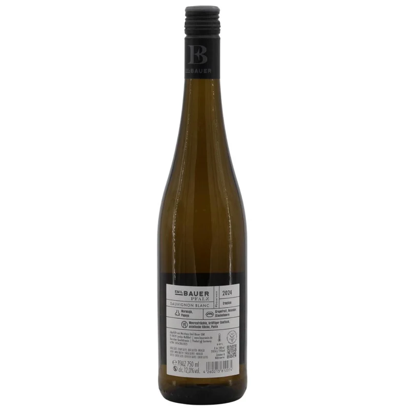 Emil Bauer Sauvignon Blanc 2024 12% 0,75l