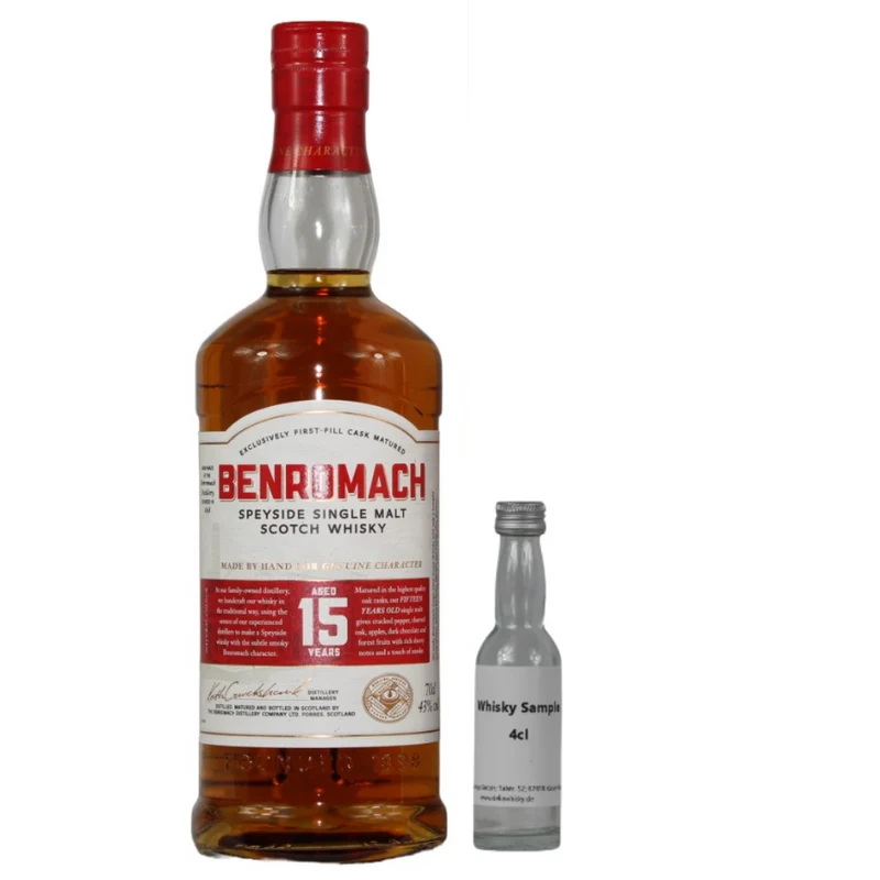 SAMPLE 4cl Benromach 15 Jahre 43%
