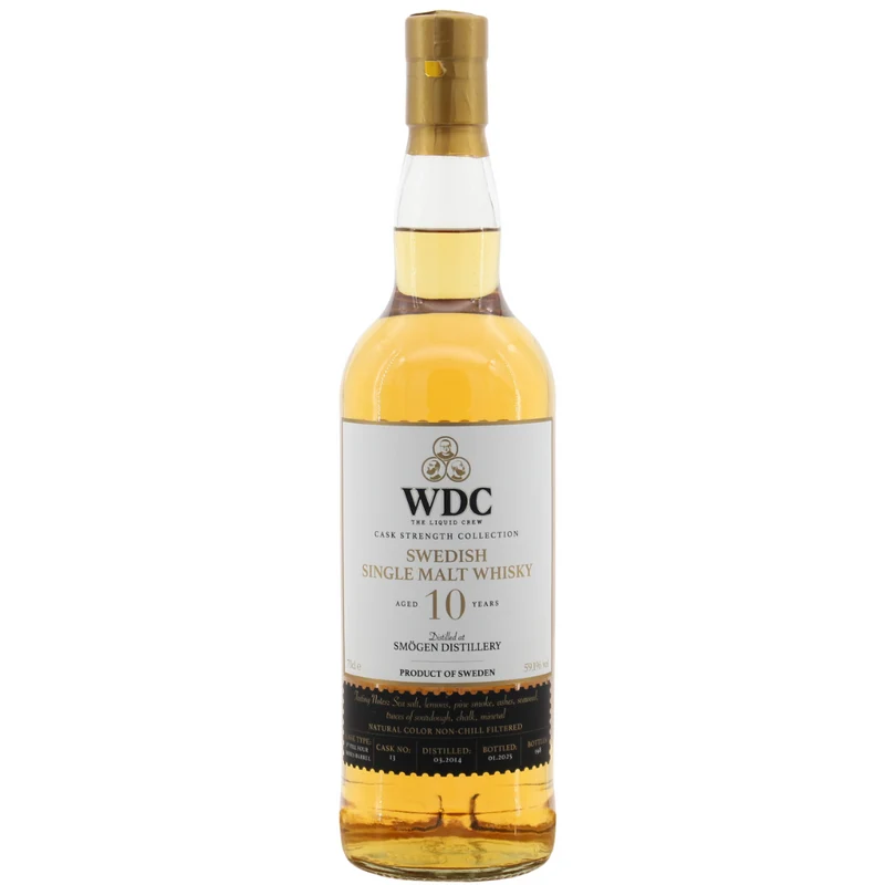 Smögen 10 Jahre 2014/2025 Swedish Single Malt Whisky Single Cask#13 WDC 59,1% 0,7l
