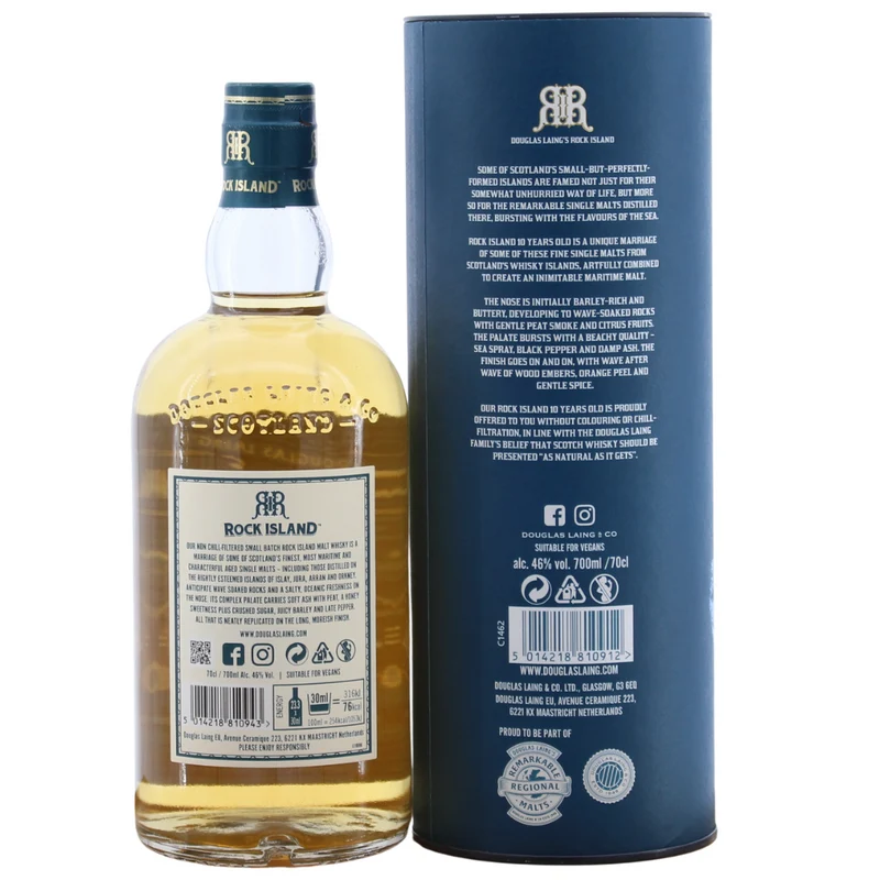 Rock Island 10 Jahre Douglas Laing Blended Malt 46% 0,7l