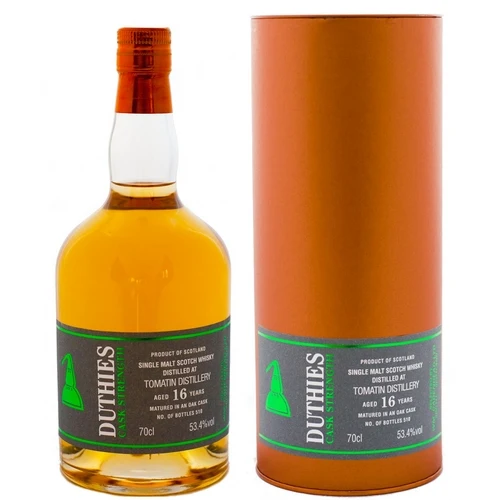 Tomatin 16 Year Old Duthies Cask Strengh