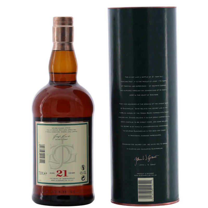 Glenfarclas 21 Jahre 43% (alte Abfüllung) 0.7l