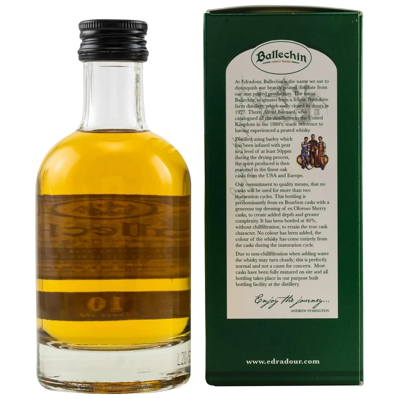 Ballechin | 10 Jahre | Heavily Peated | 0,2l | 46%