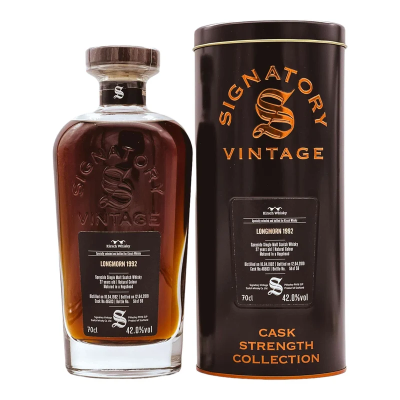 Longmorn | 27 Jahre | 1992/2019 | Signatory Vintage | Cask Strength | 42%