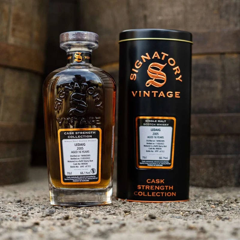 Ledaig | 16 Jahre | 2005/2022 | Cask #900036 | Signatory Vintage | 66,1%