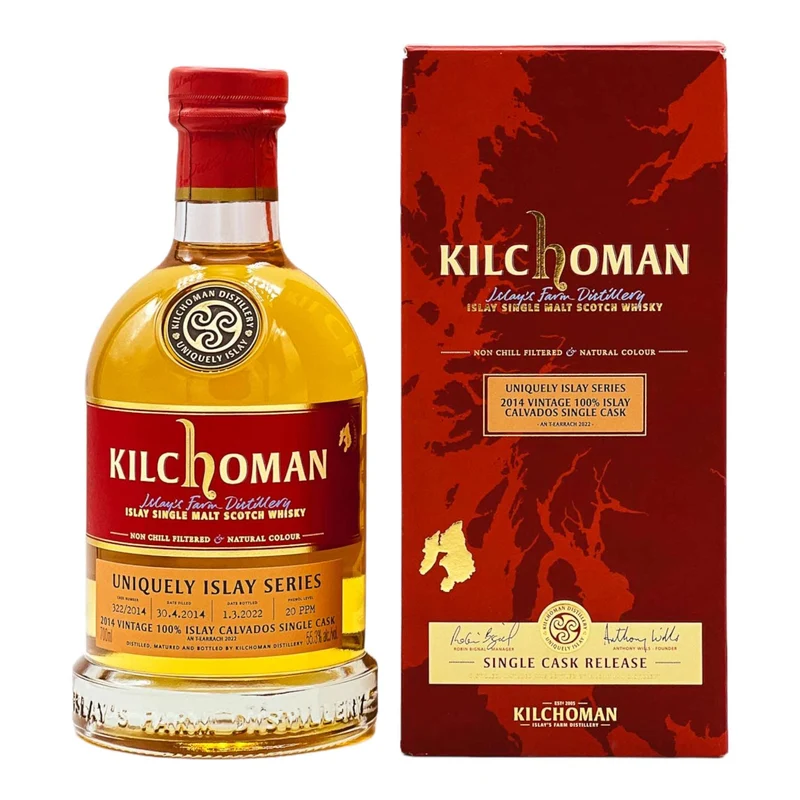 Kilchoman | Uniquely Islay | Calvados Single Cask | Vintage 2014 | Cask 322/2014 | 55,3%
