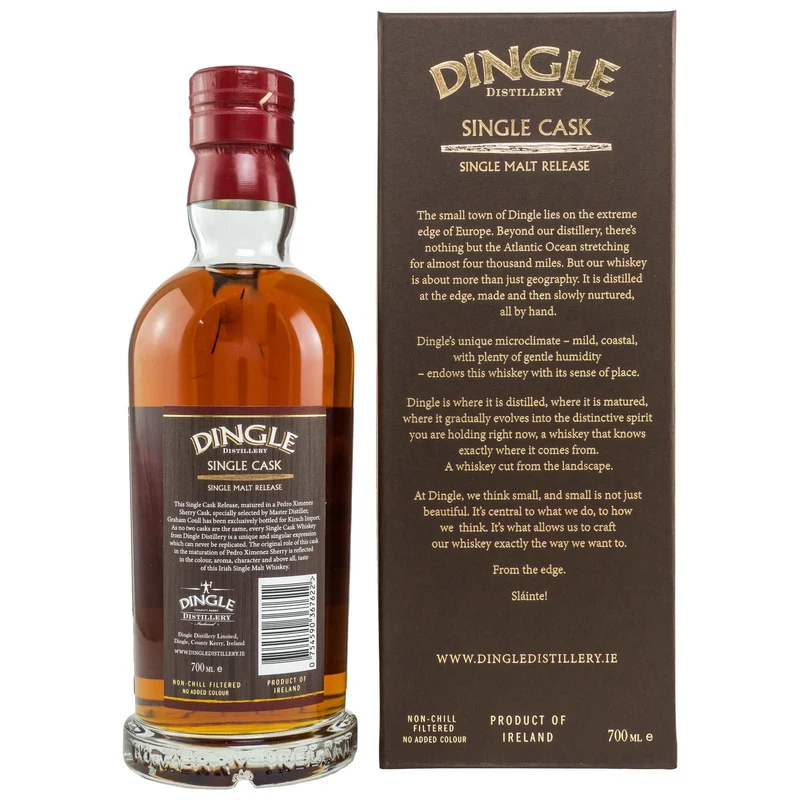 Dingle | 8 Jahre | 2014/2022 | Single Cask | Triple Distilled | Irish Whiskey | 59,7%