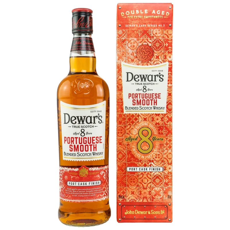 Dewar's | 8 Jahre | Portuguese Smooth | Dewar's Cask Series No.3 | Blended Scotch Whisky | 40%