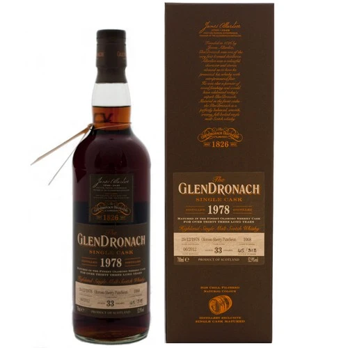 Glendronach 33 Year Old Batch 6 Cask #1068