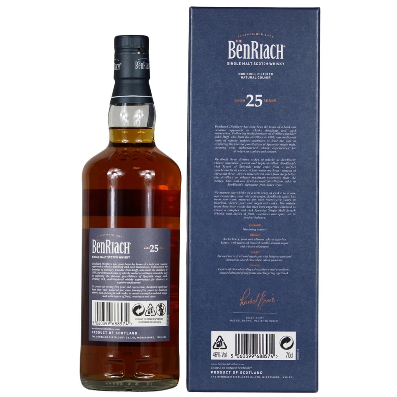 Benriach 25 Jahre Four Cask Matured 46% 0,7l