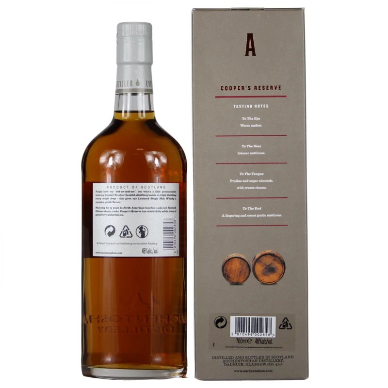 Auchentoshan 14 Jahre Cooper's Reserve 46% 0,7l