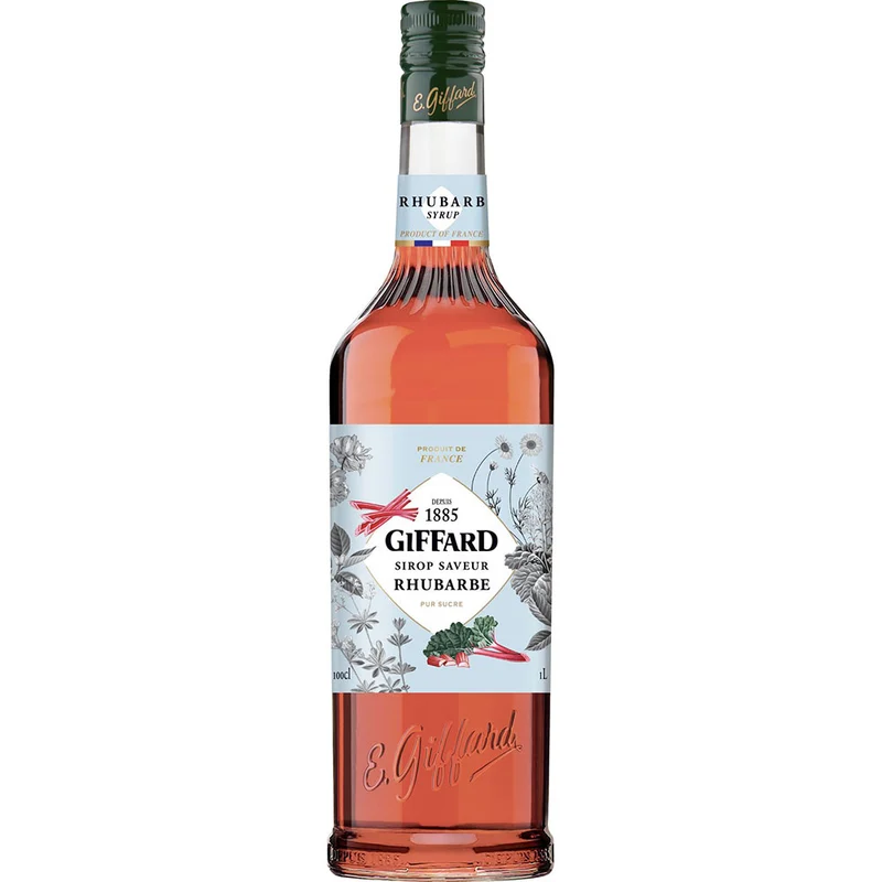Giffard Rhabarber Sirup Rhubarbe 1 Liter