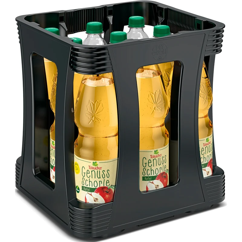 Teinacher Genuss-Schorle Apfel PET 9x 1 Liter (EINWEG)