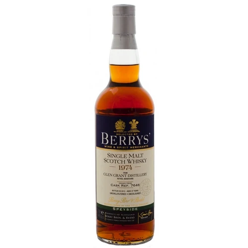 Glen Grant 37 Year Old Berry Bros & Rudd