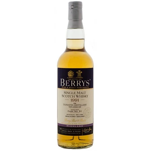 Tomatin 21 Year Old Berry Bros & Rudd