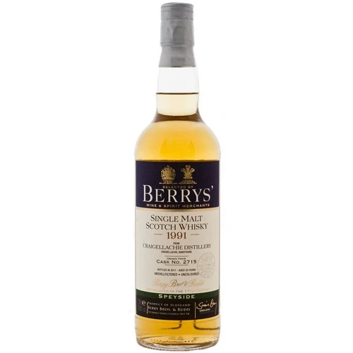 Craigellachie 20 Year Old Berry Bros & Rudd
