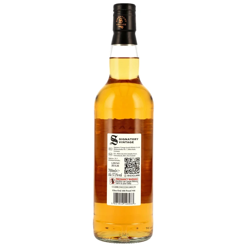 Glen Ord 12 Jahre 2012/2025 SV 100 Proof Edition #46 57,1% 0,7l