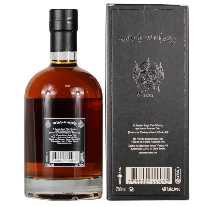 Motörhead Whisky (Produced By Mackmyra) 40% 0,7l