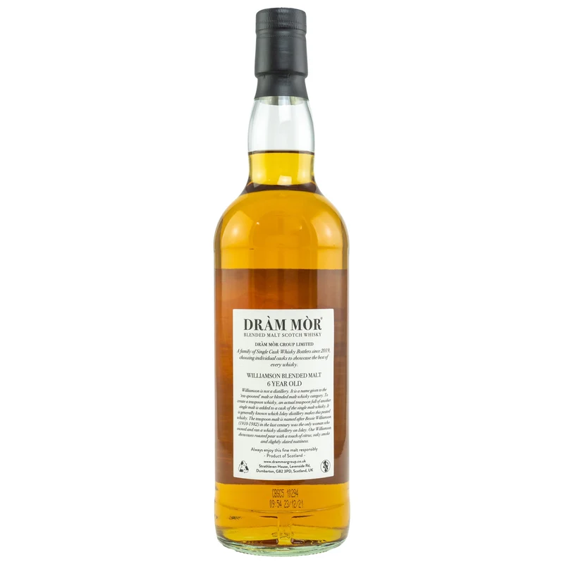 Williamson | 6 Jahre | Dram Mor | Bourbon Hogshead #316 | 56,4%