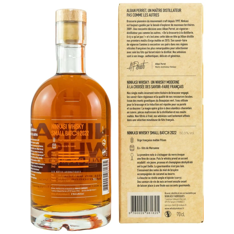 Ninkasi Whisky | Small Batch 2022 | French Whisky | 50,3%