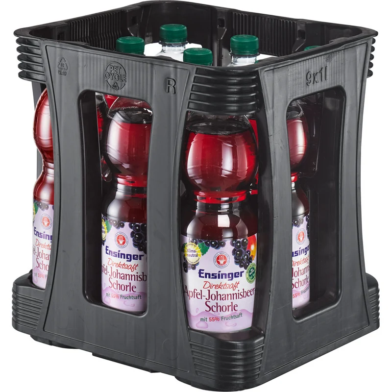 Ensinger Direkt Apfel-Johannisbeerschorl PET 9x 1 Liter (EINWEG)