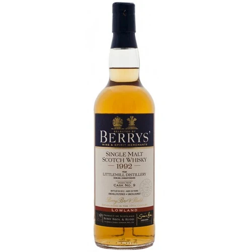 Littlemill 20 Year Old 1992 Berry's Own