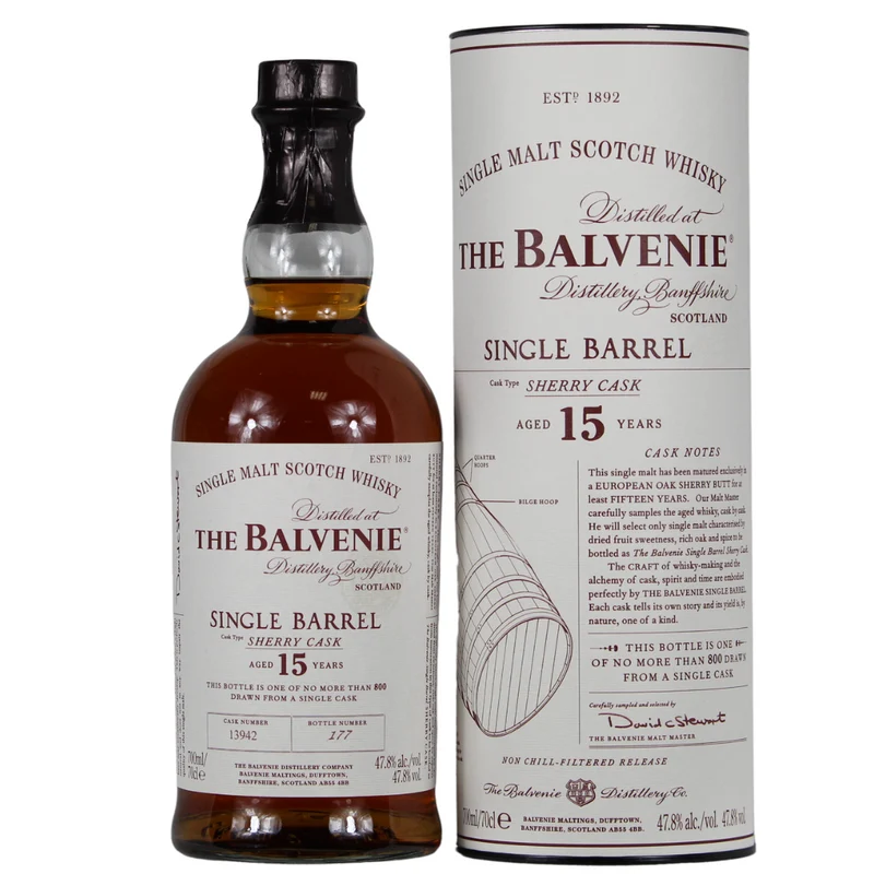 Balvenie 15 Jahre Single Barrel Sherry Cask 47,8% 0,7l