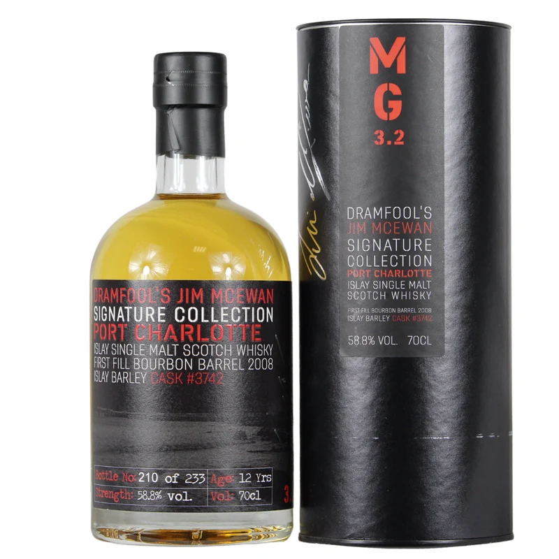 Jim McEwan Signature Collection Port Charlotte 2008 1st Fill Bourbon Barrel 58,8% 0,7l