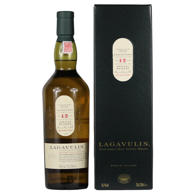 Lagavulin 12 Jahre Cask Strength Bottled 2007 56,4% 0,7l