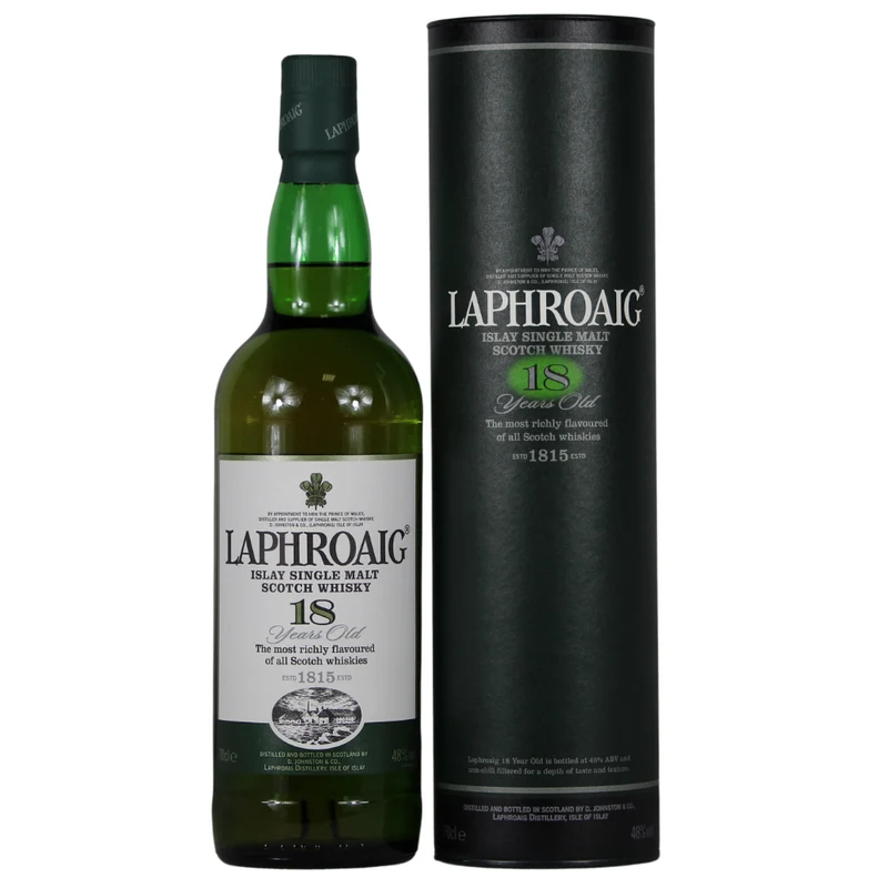Laphroaig 18 Jahre (grüne Tube) 48% 0,7l