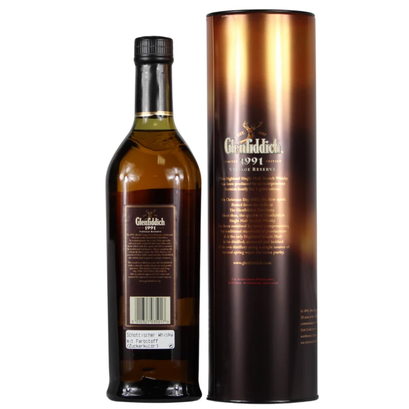 Glenfiddich 13 Jahre Vintage Reserve 1991 40% 0,7l