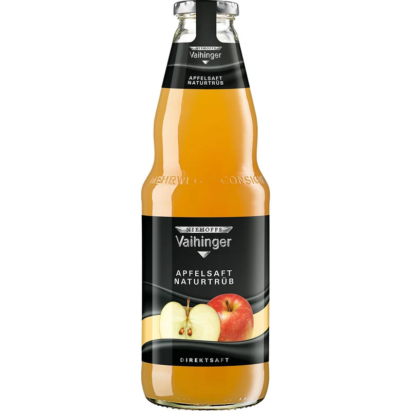Vaihinger Apfelsaft Naturtrüb 6x 1 Liter (MEHRWEG)