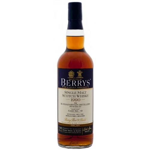Bunnahabhain 21 Year Old 1990 Berry's Own