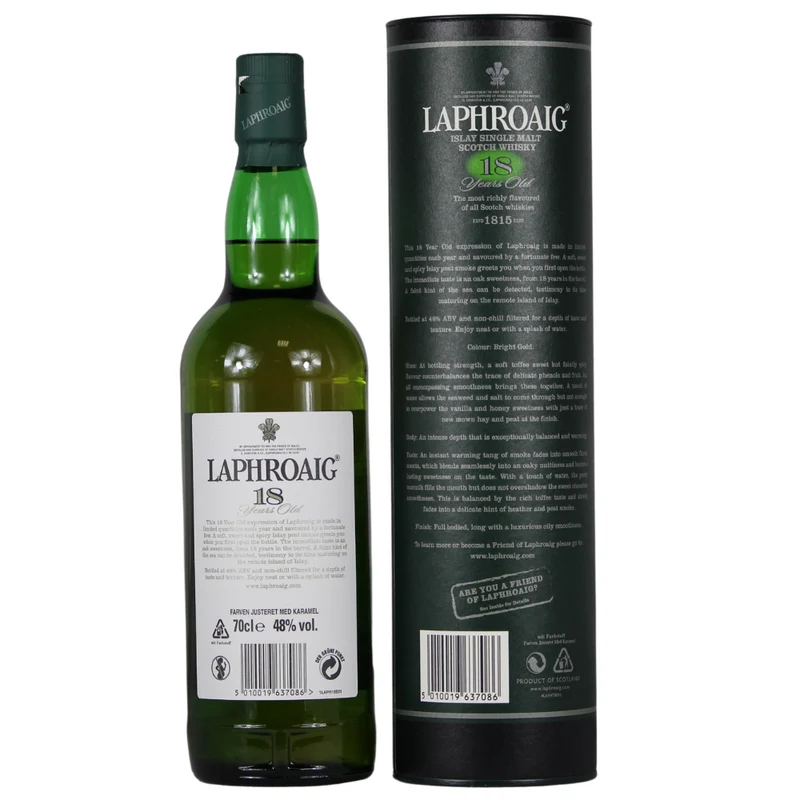 Laphroaig 18 Jahre (Bottled 2010) 48% 0,7l