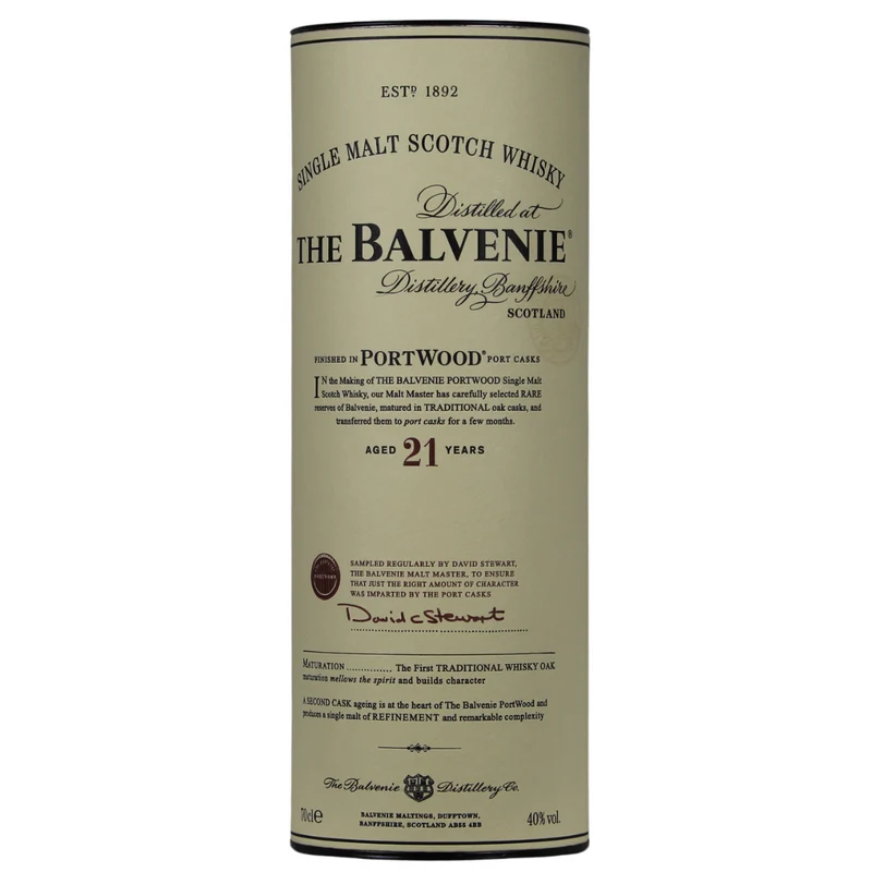 Balvenie 21 Jahre Portwood Finish 40% 0,7l